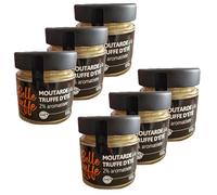 Lot 6x Moutarde à la truffe d'été 2% - Bocal 100g