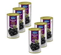 Lot 6x Olives noires entières - Boîte 345g