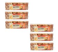 Lot 6x Pain d'épices tranché au miel et au sucre perlé - Etui 300g