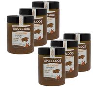 Lot 6x Pâte à tartiner spéculoos crunchy - Pot 570g