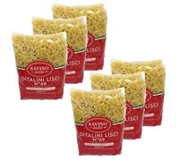 Lot 6x Pâtes Ditalini Lisci n°69 - Paquet 500g
