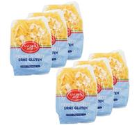 Lot 6x Pâtes Penne rigate - Sans gluten - Paquet 400g