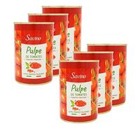 Lot 6x Pulpe de tomate en dés - Boîte 385g