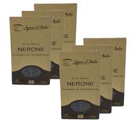 Lot 6x Riz noir Nerone Italie boîte 500g Carton de 12 x 500GR
