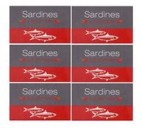 Lot 6x Sardines à la tomate - Maroc - conserve 125g