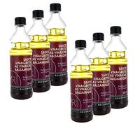 Lot 6x Sauce vinaigrette au vinaigre balsamique - Fabriquée en France - MR - Bouteille 350ml