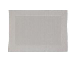 Lot 6X Set de Table Rect - 50 x 35 cm - Gris Clair