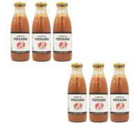 Lot 6x Soupe de poissons Label Rouge - Bouteille 750ml