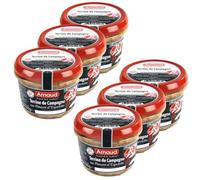 Lot 6x Terrine de campagne au piment d'Espelette - Label Rouge - Bocal 180g