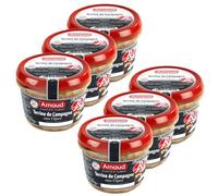 Lot 6x Terrine de campagne aux cèpes - Label Rouge - Bocal 180g