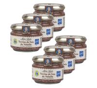 Lot 6x Terrine de foie de volaille - Pot 180g