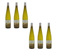Lot 6x Vin blanc Alsace Gewurztraminer AOP - Bouteille 750ml