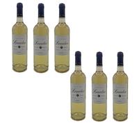 Lot 6x Vin blanc Cœur vignes - Entre-deux-mers - Bouteille 750ml
