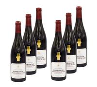 Lot 6x Vin rouge Bourgogne Hautes Côtes de Nuits AOP - Bouteille 750ml