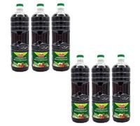 Lot 6x Vinaigre rouge naturel - Bouteille 1L