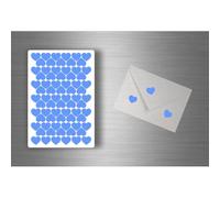 Lot 72x Autocollant Stickers Scrapbooking Scrapbook Diy Carte Coeur - Bleu