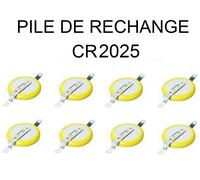 Lot 8 Piles 3 V Cr2025 Compatible Pour Pokémon Et Super Mario Pile Bouton Avec Cosse À Souder