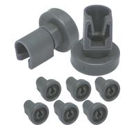 LOT 8 ROUES ROULETTES POUR PANIER SUPÉRIEUR DE LAVE VAISSELLE | REMPLACEMENT COMPATIBLE AVEC AEG FAVORIT ELECTROLUX SABA PRIVILEG ZANUSSI JUNO FAURE5028696700 5028696700 502869670/0 ETC…