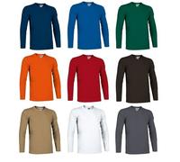 Lot 9 T-Shirts Manches Longues Homme - Multicolore