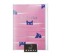 Lot Agenda A5 Une Semaine sur 2 Pages Vertical 16 mois de septembre 2025 à décembre 2026 Anglais + Index Blumie (Cat's Pink)