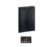 Lot Agenda Civil 2026 Semainier 16 * 24 cm Spiralé Voyage + 1 Index Adhésif Blumie (Noir)