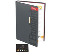 Lot Agenda l'Etudiant 14 x 20 Cm 2026-2027, Métallisé Anthracite