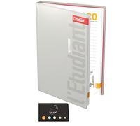 Lot Agenda l'Etudiant 14x20 2026-2027 + Index Adhésif Blumie (Argenté)
