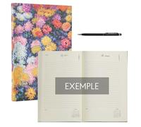Lot Agenda Maxi Souple Français Paperb Septembre 2025 à Septembre 2026 1 Jour Par Page + 1 Stylo Stylus Touch Blumie (Monet's Chrysanthemums)
