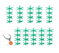 Lot Arrêts Hameçons Souples - Accessoire Léger pour Pêche Kayak Traîne Côtier Eau Douce | Support Pratique Rivière Lac Étang Surf Pont, Matériel Fiable, Installation Simple, Optimisation