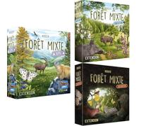 Lot Asmodee - Foret Mixte + Extension : Lisière de Foret + Exploration - Jeu de Société