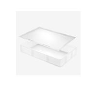 Lot bac à pâtons GN1/1 + couvercle blanc Gilac