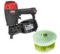 Lot bardage SENCO: Cloueur rouleau S65CNP + clous rouleau plat 2,5x55mm - Senco-B6