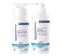 Lot BepanthenDerma® SensiControl Baume Relipidant - Pompe 400ml + Gel Lavant Protecteur - Pompe 400ml FR
