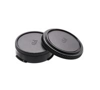 Lot Bouchon arrière et boîtier, Compatible avec Canon, FD | Protection anti-poussière, plastique, noir(Camera Body Cap)