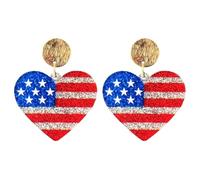 Lot Boucle D'Oreille Acier Inoxydable Rendez le Jour de l'Indépendance encore plus spécial! Ces petites boucles d'oreilles raffinées sont à ne pas manquer! Boucle Doreille Homme (D, 3x3cm)