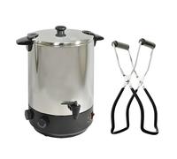 Lot bouilleur inox 28L et pince à bocal