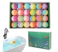 Lot Boules Sel Bain Gadget rafraîchissant et imaginatif 24 pièces