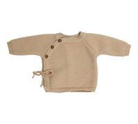 Trois Kilos Sept - Lot Brassiere Bonnet Chausson Point Mousse Caramel