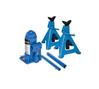 LOT CHANDELLES A CREMAILLERE ET CRIC BOUTEILLE 6T