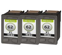 Lot compatible avec HP C2P05AE / 62XL contenant 3 cartouches d'encre
