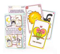 Lot complet de cartes de tarot pour débutants et experts - Kawaii - 7 cm de large x 12,1 cm de long