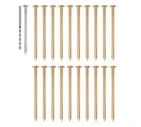 Lot complet de clous en cuivre pour enlever les souches, simplifiez votre jardinage avec cet outil essentiel (20 pièces)