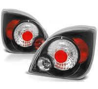 Lot complet de feux arriere compatibles avec Ford Fiesta Mk4/5 1995 1996 1997 1998 1999 2000 2001 2002 hayon 3 portes 5 portes GV-1847 Feu arriere 1 paire de feux arriere Noir