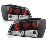 Lot complet de feux arrière compatibles avec Peugeot 306 1993 1994 1995 1996 1997 hayon 3 portes 5 portes GV-1934 feux arrière 1 paire de feux arrière côté conducteur et passager Noir
