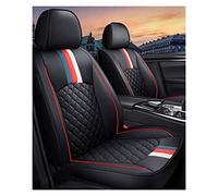 Lot complet de housses de siège de voiture pour BMW E87 Série 1 E81 E82 E88 F20 F21 F52 F40 (noir et rouge, 4 pièces, B)