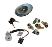 Lot Complet de Serrure Barillet de Porte Avant Latérale Gauche Droite Arrière Trappe Carburant compatible avec KANGOO - 7701470738 7701470750 7701470478 7701470747 7701472590
