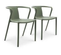 Lot composé de 2 fauteuils de jardin - CITY GARDEN - DIEGO-FT - Olive - Empilables