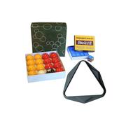 Lot Comprenant : Billes, Triangle Et Craies