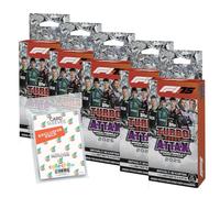 Lot comprenant Topps - Turbo Attax Formule 1 2025 - Cartes à collectionner - 5 blisters + Housse exclusive Collect-it