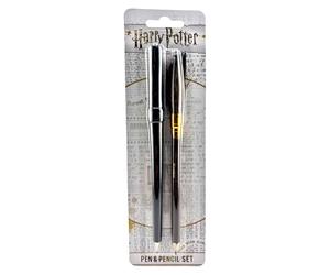 Lot contenant un stylo et un crayon Harry Potter